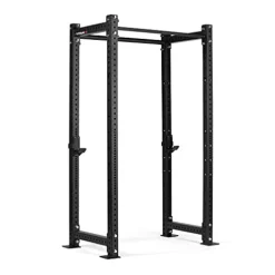 Titan Fitness X-3 Series Short Bolt-Down Power Rack with Weight Plate Holders 24-in. Depth Black
