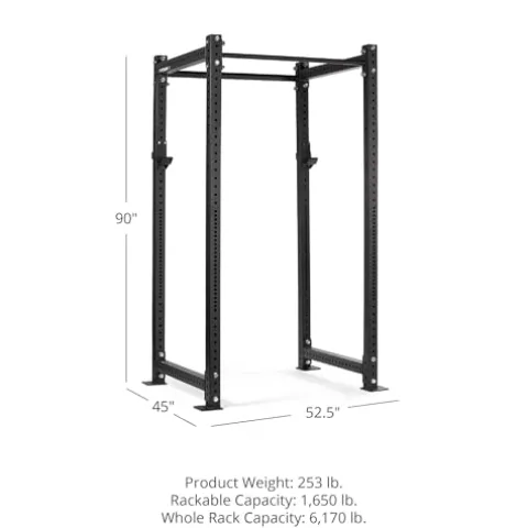 Titan Fitness X-3 Series Tall Bolt-Down Power Rack 36-in. Depth