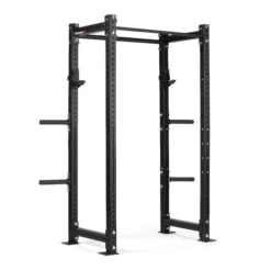 Titan Fitness X-3 Series Tall Bolt-Down Power Rack with Weight Holders 24-in Depth Black