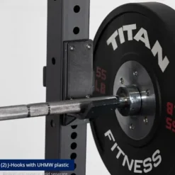 Titan Fitness X-3 Series Tall Bolt-Down Power Rack 36-in. Depth Black