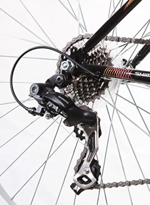 Titan Women’s Mountain Bike 21-Speed Suspension 17-Inch Frame Black and Teal