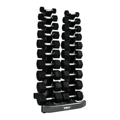 TKO 10 Pair Vertical Dumbbell Rack