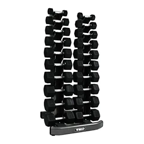 TKO 10 Pair Vertical Dumbbell Rack