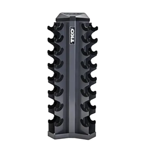 TKO 8 Pr. Vertical Dumbbell Rack Gray