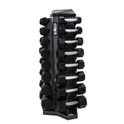 TKO 8 Pr. Vertical Dumbbell Rack Gray