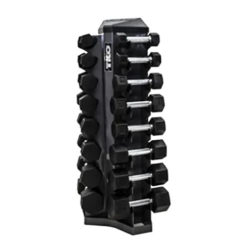 TKO 8 Pr. Vertical Dumbbell Rack Gray