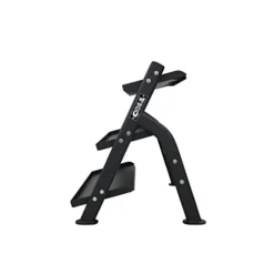 TKO 3-Tier Dumbbell & Kettlebell Rack | Home Gym Organizer | Black Stand