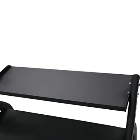 TKO 3-Tier Dumbbell & Kettlebell Rack | Home Gym Organizer | Black Stand