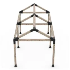 TOJAGRID Grid 30 Double Pergola Kit for 6×6 Wood Posts