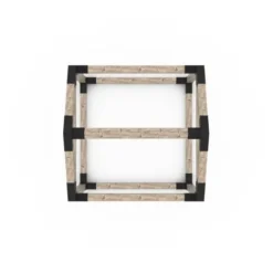 TOJAGRID Grid 30 Single Pergola Kit with Base for 6×6 Wood Posts