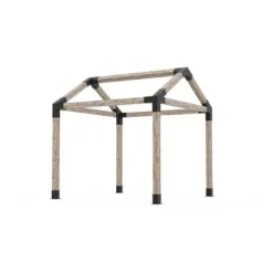 TOJAGRID Pergola Kit for 6×6 Wood Posts
