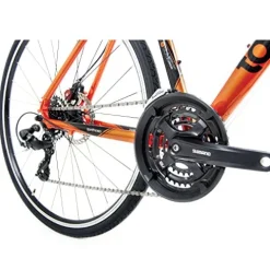 Tommaso Forza Shimano Tourney Hybrid Disc Brake Fitness Bike Orange – Extra Large