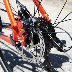 Tommaso Forza Shimano Tourney Hybrid Disc Brake Fitness Bike Orange – Extra Large