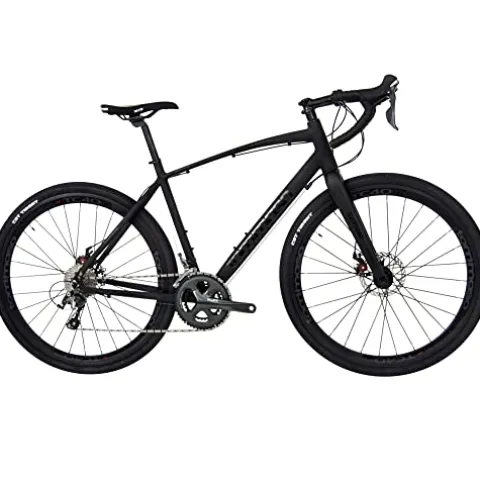 Tommaso Illimitate Sport Performance Aluminum Gravel Bike Matte Black