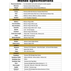 Tommaso Monza Performance Aluminum Road Bike Shimano Tiagra 24 Speeds Blue XL 60cm