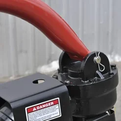 Tool Tuff Model 400 3-Point Tractor Post Hole Digger with 6″ Auger Red