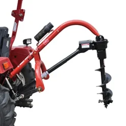 Tool Tuff Pole-Star 400 3-Point Tractor Post Hole Digger with Augers
