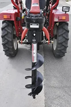 Tool Tuff Pole-Star 400 3-Point Tractor Post Hole Digger with Augers