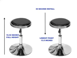 TOP US VIDEO ARCADES Full Size Commercial Grade Cocktail Arcade Machine 3515 Games 22” Screen Tempered Glass 2 Stools Included 5 Year Warranty Dark Wood