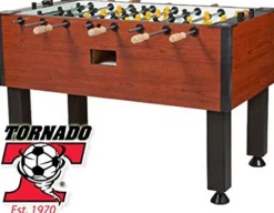 Tornado Elite Foosball Table – Commercial Tournament Quality Table Soccer Game