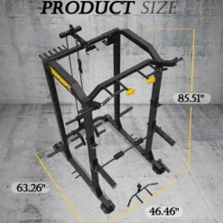 ToughFit 2024 Upgraded T2 Power Cage BLACK