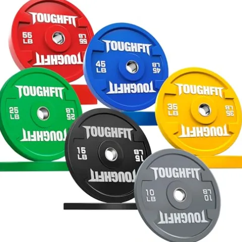 ToughFit Olympic Bumper Plates 370LB Set