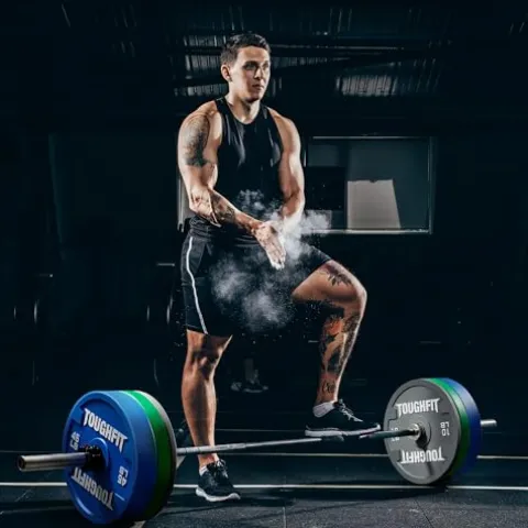 ToughFit Olympic Bumper Plates 370LB Set