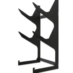 TRAPSKI Golf Bag Wall Rack Storage Organizer Black