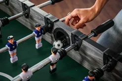 Triumph Sports 56″ Medford Foosball Table Grey Wood Laminate