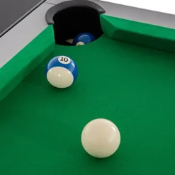 Triumph Sports 3-in-1 7′ Rotating Swivel Multigame Table Black