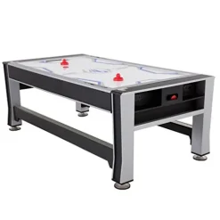 Triumph Sports 3-in-1 7′ Rotating Swivel Multigame Table Black