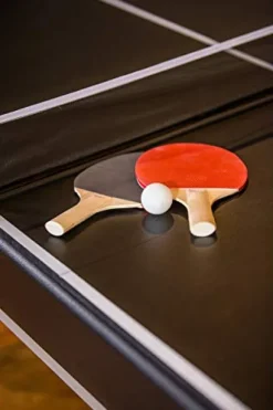 Triumph Sports Phoenix 7’ Billiard Table with Table Tennis Conversion Top Black Green