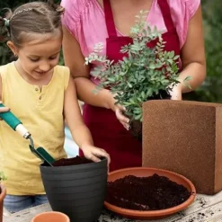 UBICON Organic Coco Coir Block – 11 lb Garden Soil for Indoor & Outdoor Use