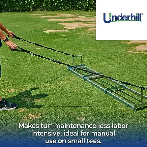 Underhill 72 Inch Lawn Spreader Metal Stainless Steel Steel