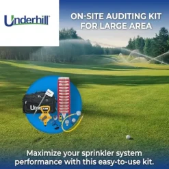 Underhill AuditMaster Commercial Sprinkler Performance Auditing Testing Kit Black