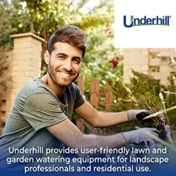 Underhill Impact Sprinkler Head Heavy Metal 1 1/4-Inch MPT Part Circle Brass