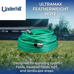 Underhill UltraMax Featherweight Garden Water Hose 50 ft Green