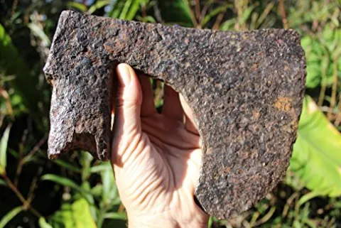 Unknown Huge Iron Cutting Axe #12 Medieval Viking Design