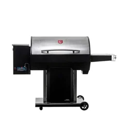 USSC Grills USG890SS Stainless Steel Wood Pellet Grill and Smoker Black