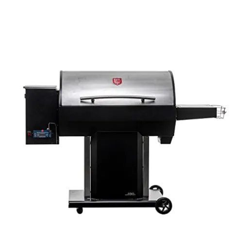 USSC Grills USG890SS Stainless Steel Wood Pellet Grill and Smoker Black