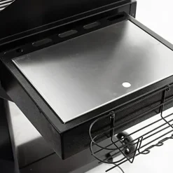 USSC Grills USG890SS Stainless Steel Wood Pellet Grill and Smoker Black