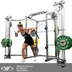 Valor Fitness BD-41BCC Power Rack with Cable Crossover Attachment
