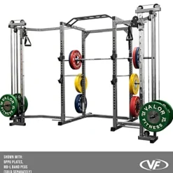 Valor Fitness BD-41BCC Power Rack with Cable Crossover Attachment