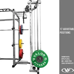 Valor Fitness BD-41BCC Power Rack with Cable Crossover Attachment