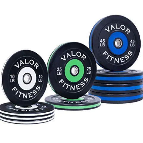 Valor Fitness BPP-270B Bumper Plate 270 lb Set