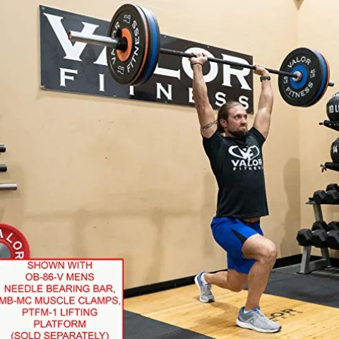 Valor Fitness BPP-270B Bumper Plate 270 lb Set