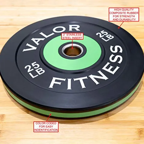 Valor Fitness BPP-390B Bumper Plate 390 lb Set