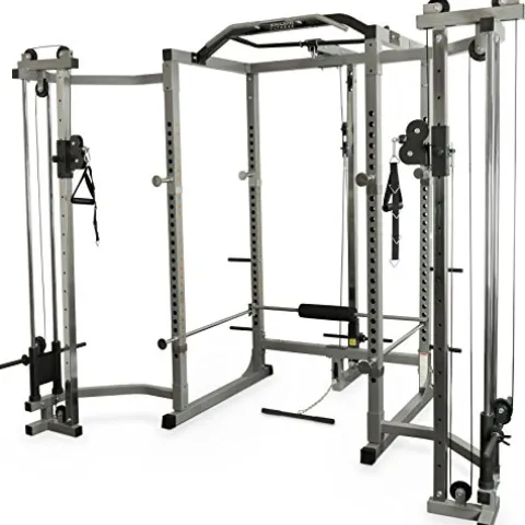 Valor Fitness Cable Crossover & Lat Pull Power Rack Bundle – BD-11BCCL Power Rack w/ Cable Crossover & Lat Pull