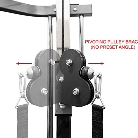 Valor Fitness Cable Crossover & Lat Pull Power Rack Bundle – BD-11BCCL Power Rack w/ Cable Crossover & Lat Pull