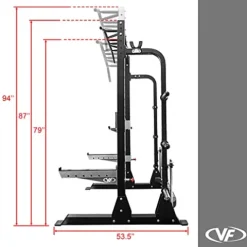 Valor Fitness Half Rack Squat Machine Black